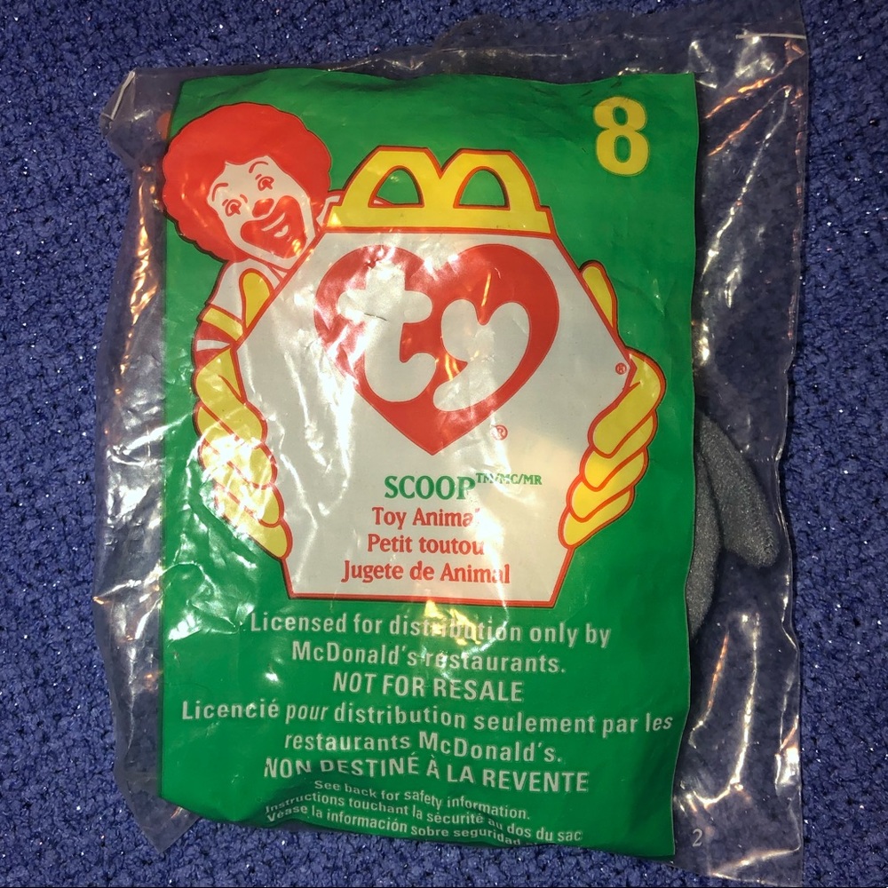 TY 1998 McDonald’s Teenie Beanie Baby Scoop #8
